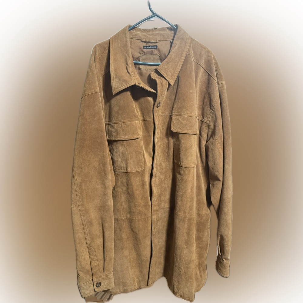 3XL TALL GENUINE SUEDE 100% LEATHER